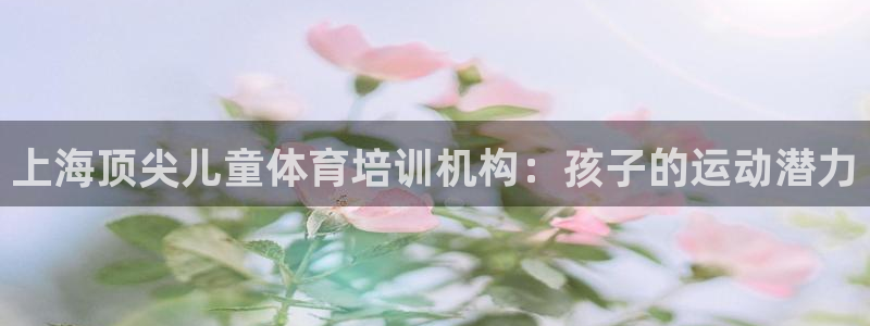 耀世娱乐脚本下载：上海顶尖儿童体育培训机构：孩子的运
