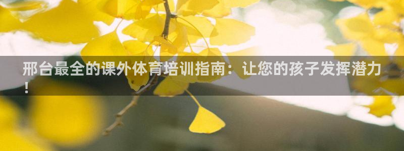 耀世微光曲谱：邢台最全的课外体育培训指南：让您的孩子