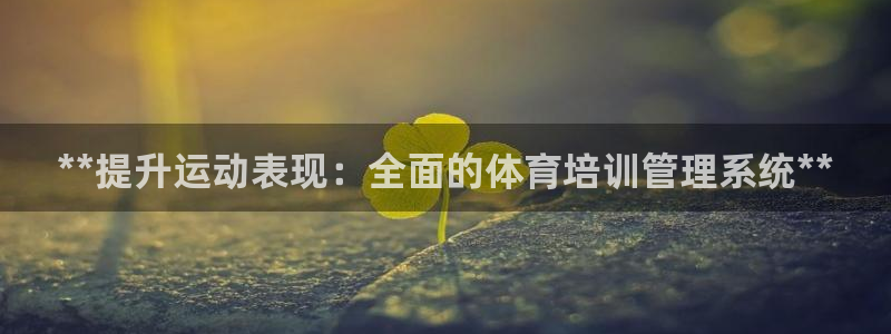 耀世平台注册登录不上：**提升运动表现：全面的体育培
