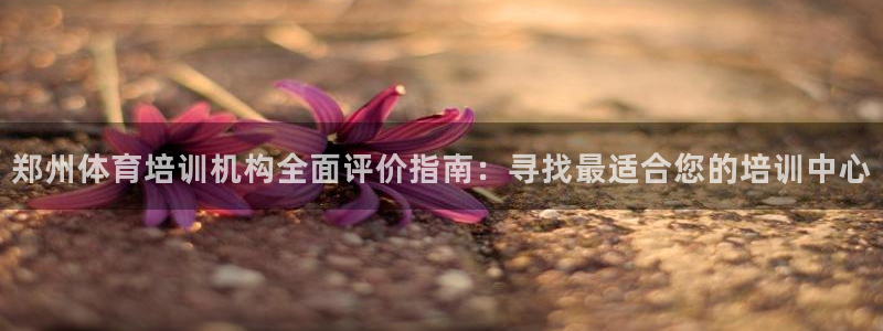 耀世娱乐网站下载：郑州体育培训机构全面评价指南：寻找