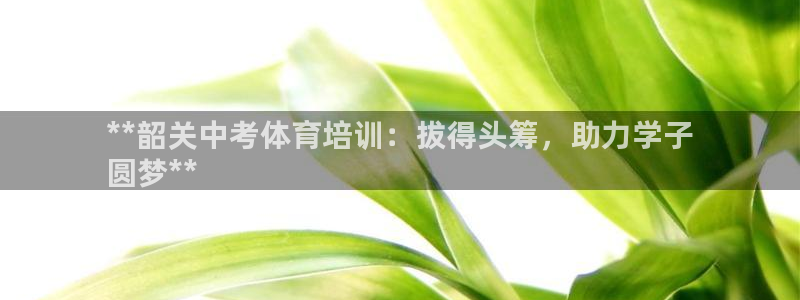 耀世盛典手游：**韶关中考体育培训：拔得头筹，助力学