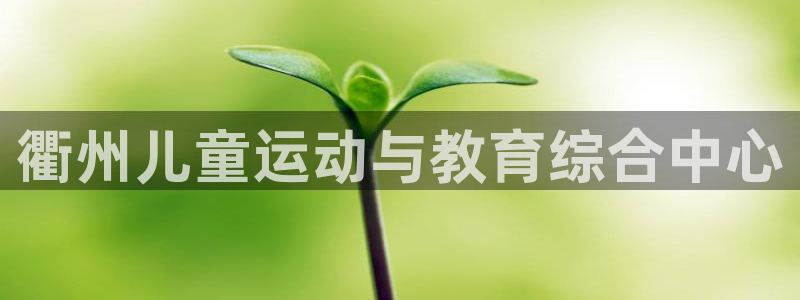 耀世国际平台正规吗安全吗：衢州儿童运动与教育综合中心